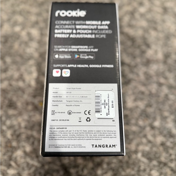 Smart Jump Rope - Black - Picture 3 of 4